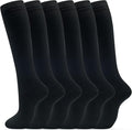 fenglaoda Compression Socks for Women Men Support Circulation 6 Pairs Socks For Nurse, Travel, Flight by fenglaoda