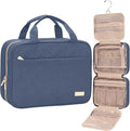 NISHEL Travel Toiletry Bag for women, Portable Hanging Organizer for Travel-Sized Shampoo, Conditioner, Brushes Set, Makeup Accessories, Medium Size, Aegean-Blue | for Travel-Sized Shampoo, Conditioner, Brushes Set, makeup Accessories, Medium Size, Aeg... by NISHEL