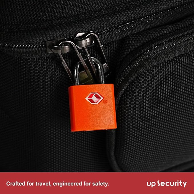 Luggage Locks TSA Approved Travel Essentials, Small Padlock with Key, TSA Locks for Luggage, Suitcase, Same Keyed Padlock for Bag, Backpack, Purse Zipper, Case, Toolbox, Outdoor Use - Image 7