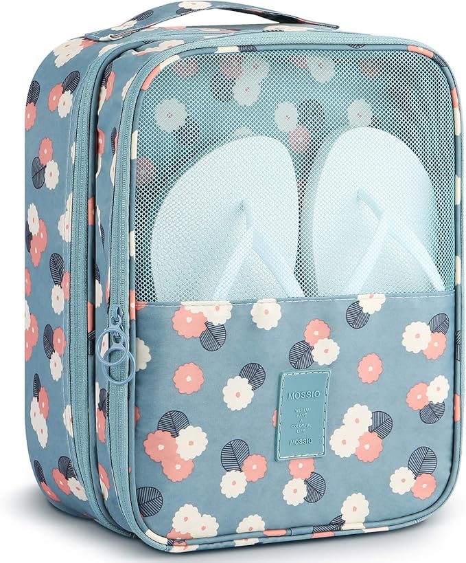 Mossio Shoe Bag Holds 3 Pair of Shoes for Travel and Daily Use Storage Pouch by Mossio