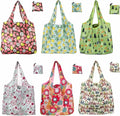 6 Pack Reusable Grocery Bags Heavy Duty with Handles, Reusable Shopping Bags for Women, Foldable, Washable for Store, Travel by Unknown