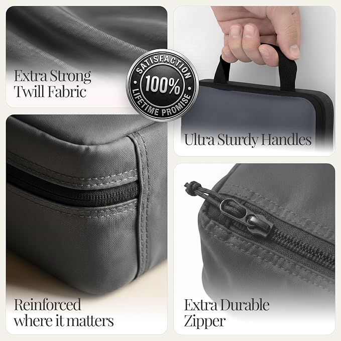 8 pcs Compression Packing Bags Cubes Set with HybridMax Double-Capacity Design - Packing Cubes for Travel Compression to Maximize Limited Luggage Space, Grey - Image 7