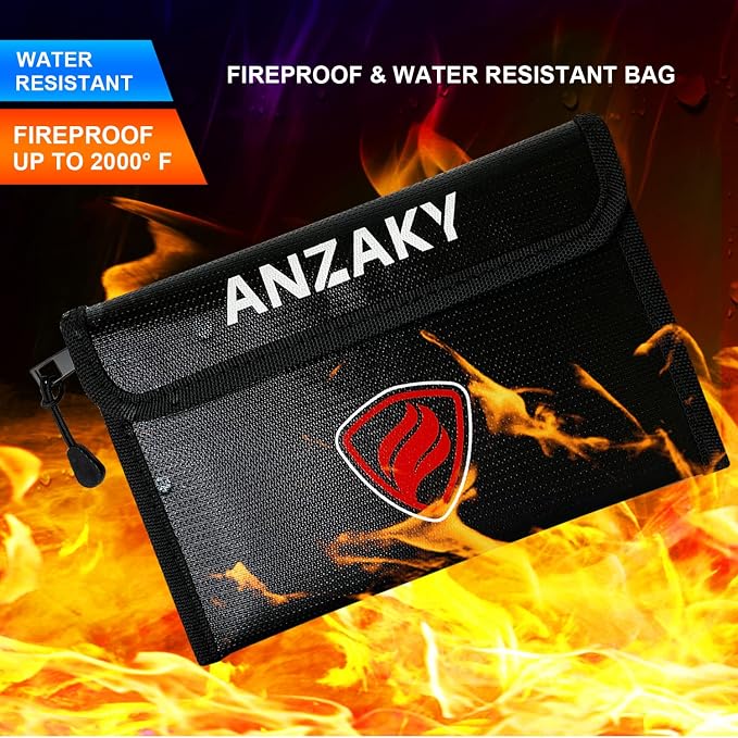 Dictionary Diversion Book Safe with Combination Lock and Fireproof Money Bag, ANZAKY Dictionary Storage Box for Cash Safe Hidden, Money Hiding Box, Secret Portable Metal Compartment Safe - Image 6