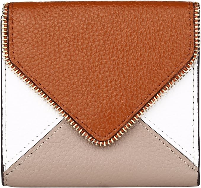 Ultra Thin Small Compact Leather Womens Girls Wallets RFID Blocking Credit Card Holder for Women by Lavemi
