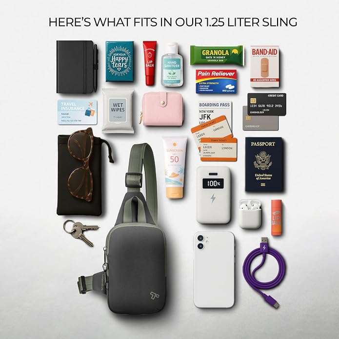 Travelon Anti-Theft The Voyages Compact Sling - Image 7