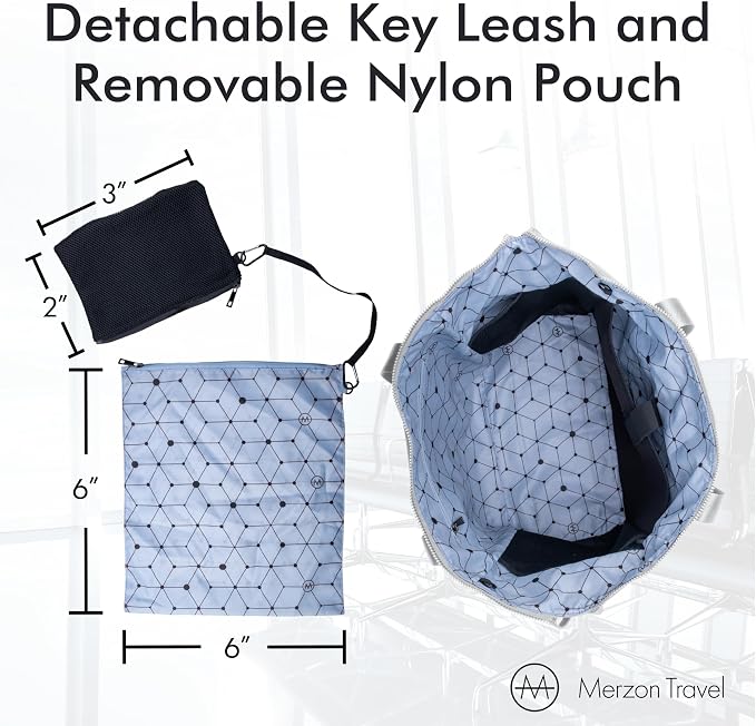 Tomorrow Duffle | 18L | NTB-714 Silver | Weekender Carry-On, Travel Bag, Trolley Sleeve, Sturdy Neoprene & Nylon, Personal Item, Fits Under Airline Seat, TSA Friendly - Image 7