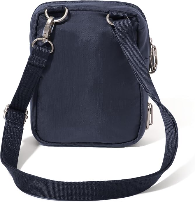 Baggallini Securtex® Anti-theft Mini Everything Crossbody Bag, 6.3"x8.25" Rfid, Locking Zippers & Cut-resistant Strap - Image 8