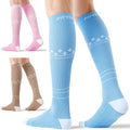 FITRELL 3 Pairs Compression Socks for Women and Men 20-30mmHg-Circulation Support Socks by FITRELL