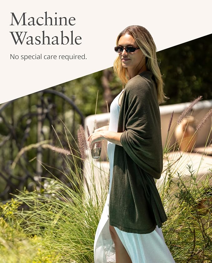 Dreamsoft Travel Scarf, Wrap and Shawl for Women, Organic Cotton - Image 6