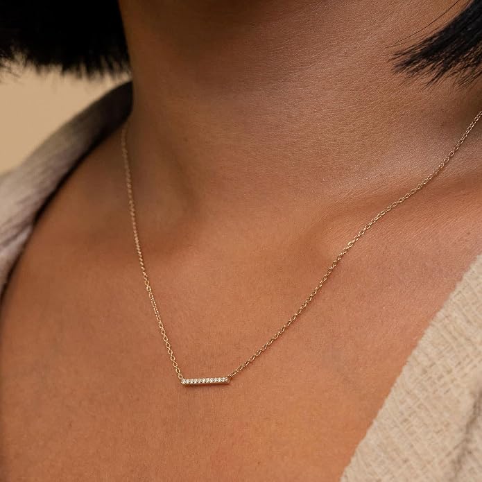 Gold Necklace for Women, Dainty Charm Pendant Necklace Jewelry Gift | 14K Gold Plated, Cute, Delicate, Adults, Non Tarnish, Hypoallergenic, Accessories - Image 2