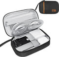 Lcsmaokin Electronics Travel Organizer,Portable Waterproof Electronic Travel Storage Bag for Small Charging Cord Storage,Charger,Small Electronics,SD Card etc,for Travel,Business -Black by Lcsmaokin