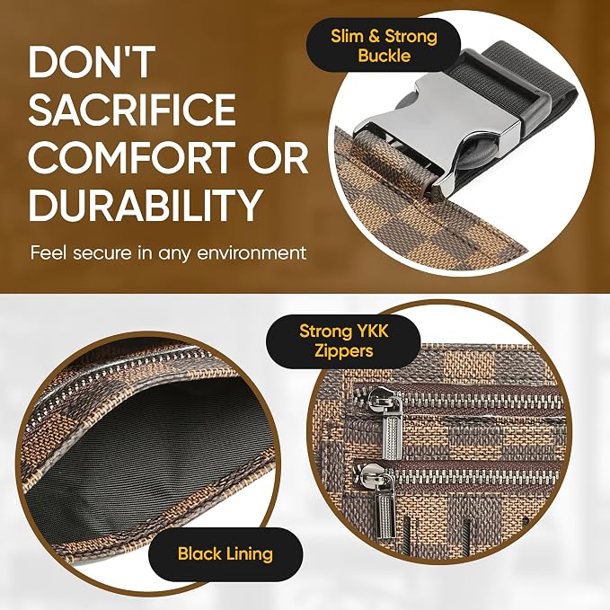 Luxury Travel Wallet – Hidden Money Belt, RFID-Blocking, Anti-Theft Passport Holder for Men & Women (Brown) - Image 7