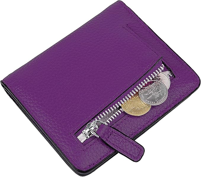 Small Leather Wallet for Women, Ladies Credit Card Holder RFID Blocking Women's Mini Bifold Pocket Purse - Image 6