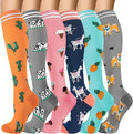 cerpite Compression Socks for Women & Men 6 Pairs Knee High Compression Socks 20-30 mmhg Best for Running,Nurse,Travel by Cerpitesportsstyles