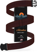 Unisex Adventure Stretch Belt, 1.30" Width, Non Slip, Travel Friendly Buckle. Designed in USA. by ONE-BELT