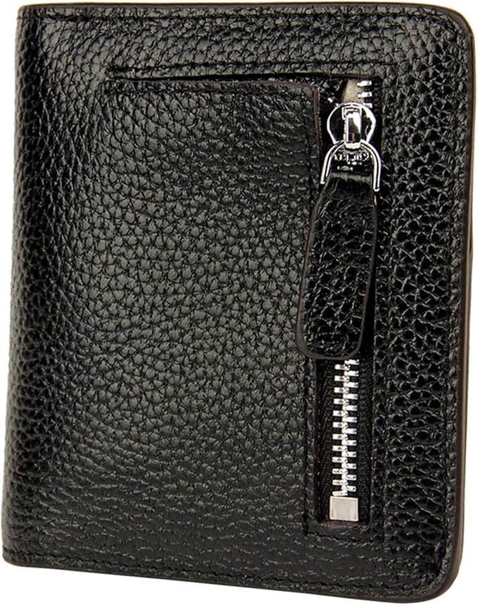 Small Leather Wallet for Women, Ladies Credit Card Holder RFID Blocking Women's Mini Bifold Pocket Purse by AINIMOER