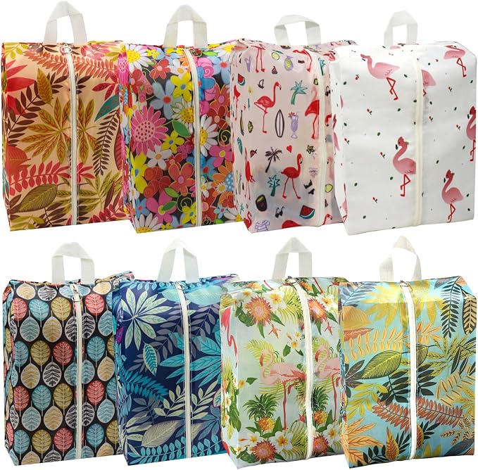 Travel Shoe Bags Waterproof Portable Shoe Storage Pouch with Handle for Men & Women by PIXHOTUL