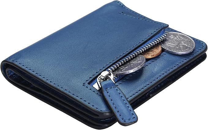 Small Leather Wallet for Women, Ladies Credit Card Holder RFID Blocking Women's Mini Bifold Pocket Purse - Image 6