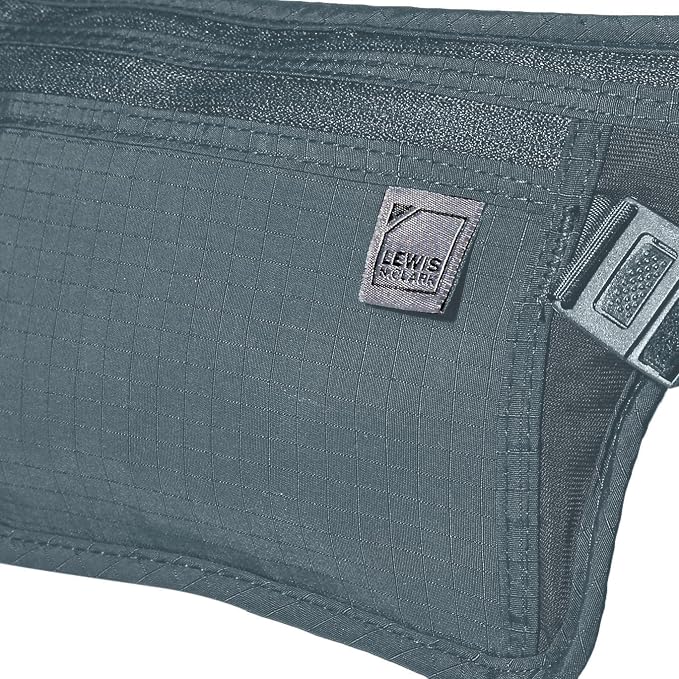 Lewis N. Clark Travel Money Belt Pouch, Slim RFID Blocking Anti Theft Waist Stash Pouches for Cash, Cards and Passport Holder - Image 2