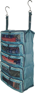 Hanging Suitcase Organizer - Our Large Hanging Luggage Organizer Fits Any Suitcase - Our Packing Cubes For Travel Uses Mesh Windows to Make it Easy to Find your Clothes (Green, L) by PackGear