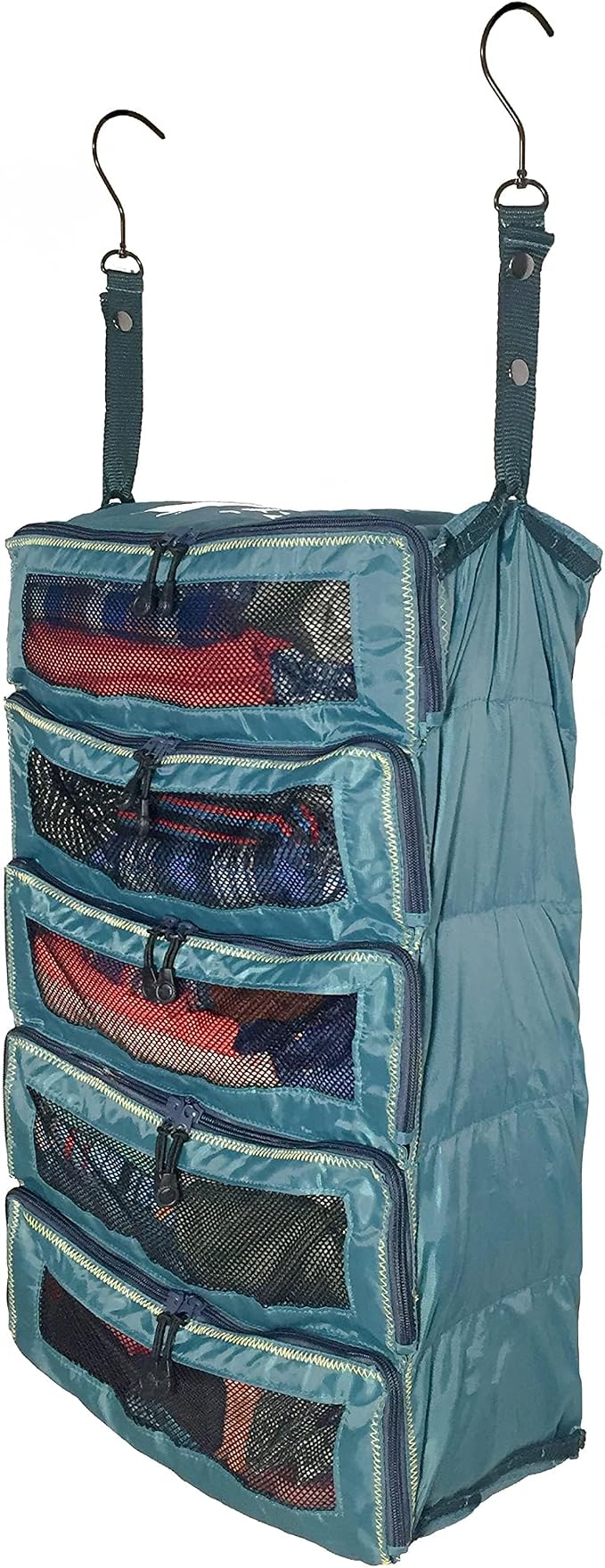 Hanging Suitcase Organizer - Our Large Hanging Luggage Organizer Fits Any Suitcase - Our Packing Cubes For Travel Uses Mesh Windows to Make it Easy to Find your Clothes (Green, L) by PackGear