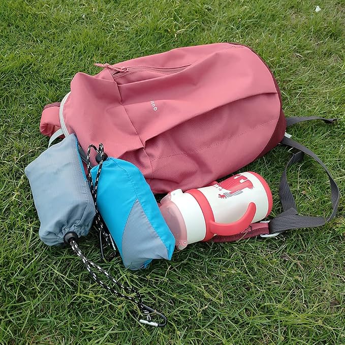 Orga'Neat Pocket Picnic Blanket, Compact Lightweight Tarp for Camping | Foldable, Easy to Carry, Water Resistant Sandproof Washable Quick Dry Mat for Beach, Festival, Travel, Outdoor Recreation - Image 6