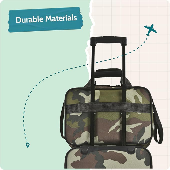 U.S. Traveler Rio 14" Travel Tote Bag, Lightweight 1200D Carry-On Bag for Women & Men - Image 3