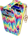 Badiya Slim Women Wallet RFID Blocking Bifold Compact 9 Card Slots Holder Wallets Soft Leather with Zipper Coin Pocket 2 ID Window by Badiya