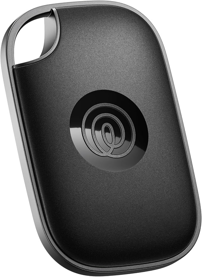 Life360 Tile Pro - Powerful Bluetooth Tracker, Key Finder and Item Locator for Keys, Bags and More. Both iOS and Android Compatible. Phone Finder. 1-Pack (Black) by Life360