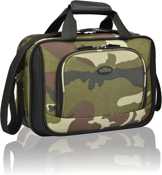 U.S. Traveler Rio 14" Travel Tote Bag, Lightweight 1200D Carry-On Bag for Women & Men by USTraveler