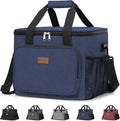 Lifewit Large Lunch Bag, Insulated Lunch Box, Soft Cooler Cooling Tote for Adult Men Women, Dark Blue 40-Can (24L) by Lifewit