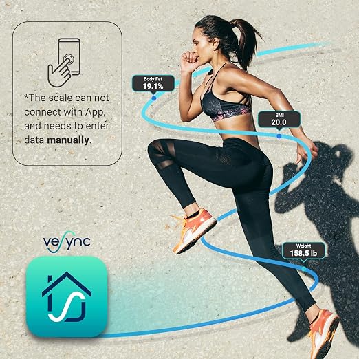 Etekcity Scale for Body Weight, Bathroom Digital Electric Scale for People, Measures Weight up to 400 lbs, Blue (Pack of 5) - Image 8