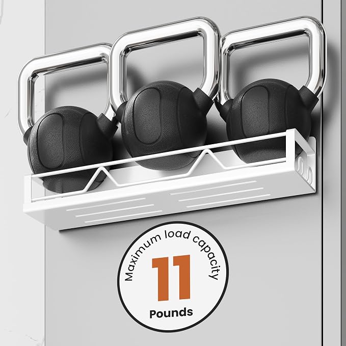 Mystozer 16.9 Inch Wide Large Capacity Magnetic Spice Rack for Refrigerator,4 Pack Metal Fridge Shelf Magnetic Basket Magnetic Fridge Shelf Magnetic Shelves for Fridge (White) - Image 5