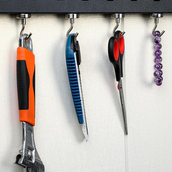 Magnetic Hooks 170lbs Strong Magnets Hook 18 Pack | Heavy Duty Extra Strong Cruise Hook for Hanging Industrial Metal Refrigerator Hooks for Cruise Cabins Fridge Kitchen Grill - Image 8