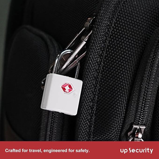 Luggage Locks TSA Approved 4 Pack, TSA Locks for Luggage International Travel Essentials, Small Padlock with Key, Keyed Alike Mini Padlock for Suitcase, Backpack, Bag, Zipper, Case, Box - Image 7