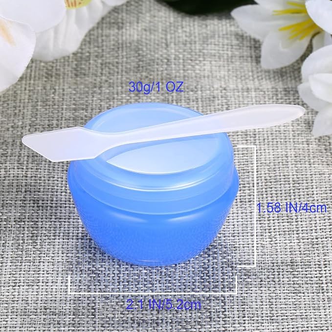 Travel Accessories Toiletry Containers 1 oz for Cream, 6 Pack | Plastic Little Jars for Creams, Compact Travel Size Containers with Leak proof Lids for Body Cream, 30g/1 oz Per Pack - Image 6