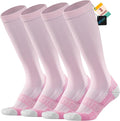 BRISIRA Coolmax Cooling Compression Socks for Women 2 Pairs Knee High 15-20 mmHg Arch Support for Nurse Pregnancy Flying | 2 Pair, Arch Support, Anti Blister, Breathable, Moisture Wicking, Cushioned, Flying, Nurses, Pregnancy, Travel by BRISIRASWIMWORLD