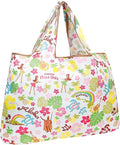 allydrew Large Foldable Tote Nylon Reusable Grocery Bags, Hawaiian Fun by allydrew
