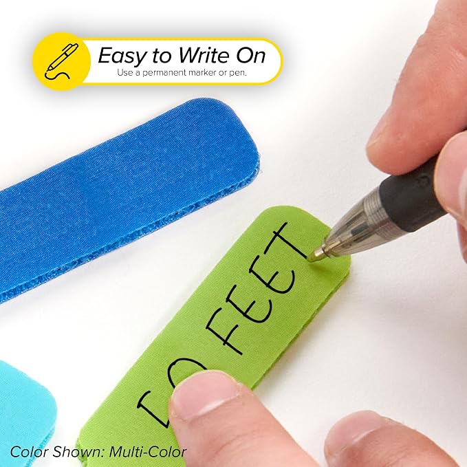 Wrap-It Storage Cable Labels - Large (30-Pack) White | Write On Cord Labels, Wire Labels, Cable Tags and Wire Tags for Cable Management and Organizer for Electronics, Computers - Image 3