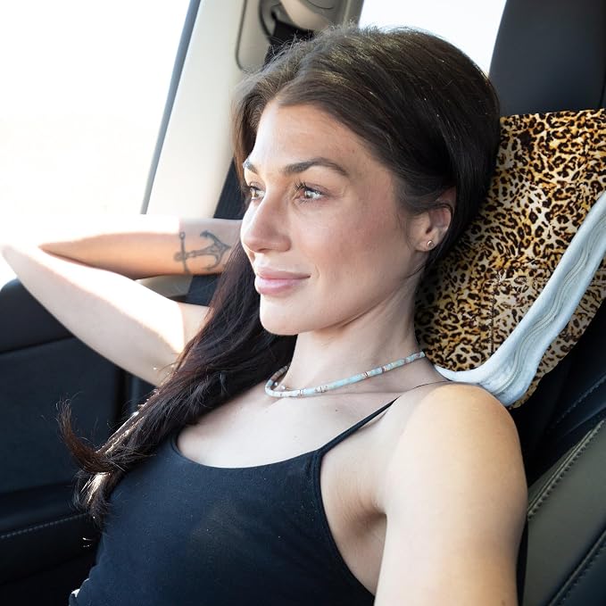 Carstens, Inc. Travel Blanket, Premium Compact 2-in-1 Airplane Blanket/Pillow, Leopard Print - Image 7