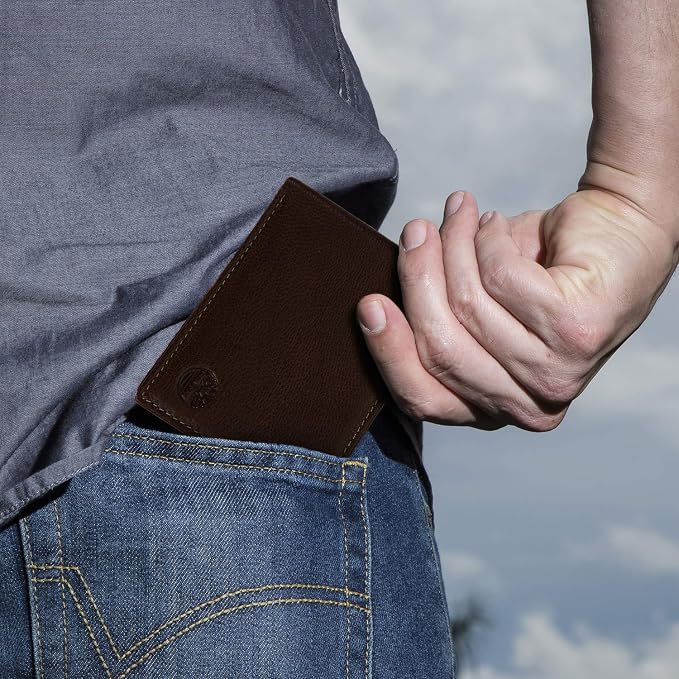 Timberland Men's Genuine Leather Passcase Security RFID Wallet - Image 6