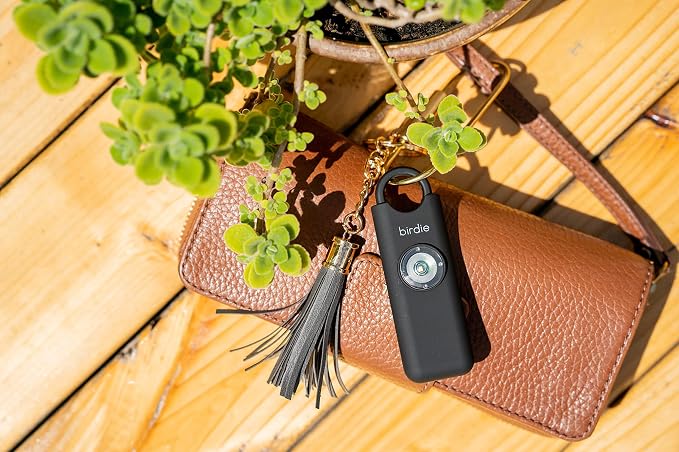 She’s Birdie–The Original Personal Safety Alarm for Women by Women–Loud Siren, Strobe Light and Key Chain in a Variety of Colors (Charcoal) - Image 7
