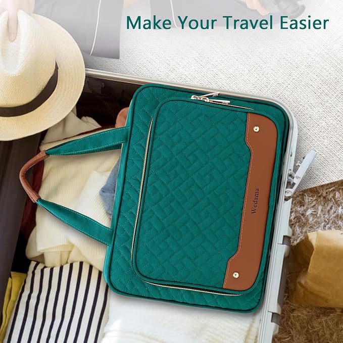 Toiletry Bag for Women, Hanging Travel Toiletry Bag with Jewelry Organizer Compartment Large Makeup Bag, PVC Waterproof Cosmetic Travel Bag Trips Camping Bathroom, Green+Brown - Image 8