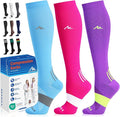 NEWZILL Medical Compression Socks for Women & Men, 20-30 mmHg Knee-High Support for Circulation, All-Day Comfort for Work Travel Running Cycling and Fitness by NEWZILL