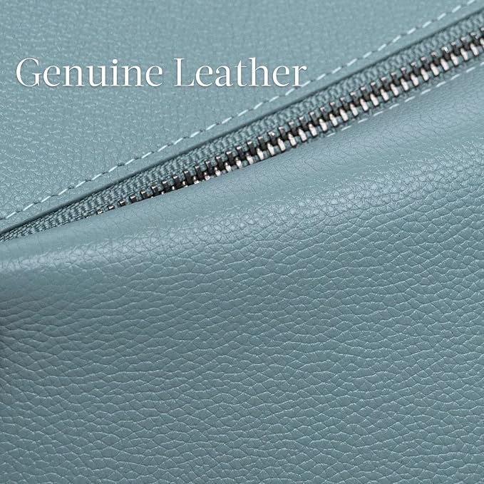 Bveyzi Ultra Slim Thin Leather RFID Blocking Credit Card Holder Bifold Clutch Wallets for Women - Image 6