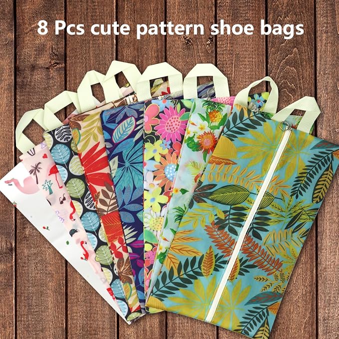 Travel Shoe Bags Waterproof Portable Shoe Storage Pouch with Handle for Men & Women - Image 3