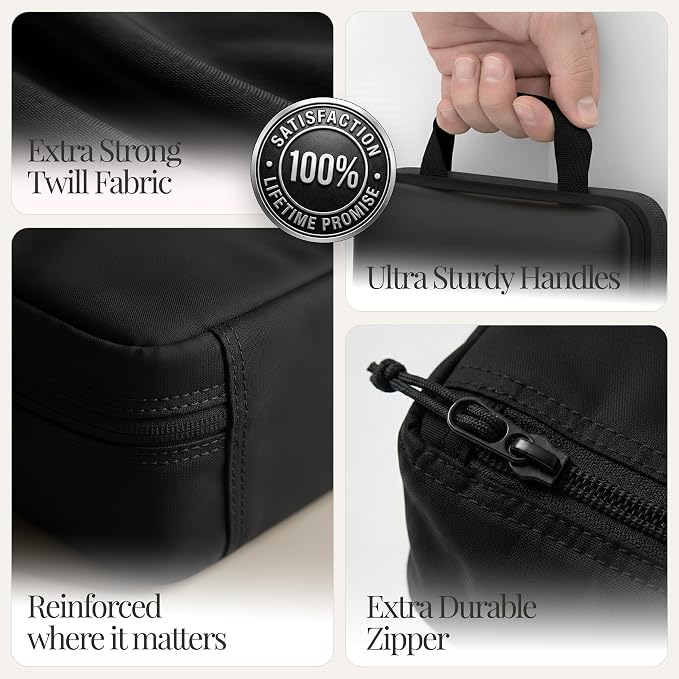 8 pcs Compression Packing Bags Cubes Set with HybridMax Double-Capacity Design - Packing Cubes for Travel Compression to Maximize Limited Luggage Space, Black - Image 7