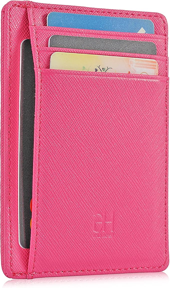 GH GOLD HORSE Slim RFID Blocking Card Holder Minimalist Leather Front Pocket Wallet for Women | Slim by GH+GOLD+HORSE