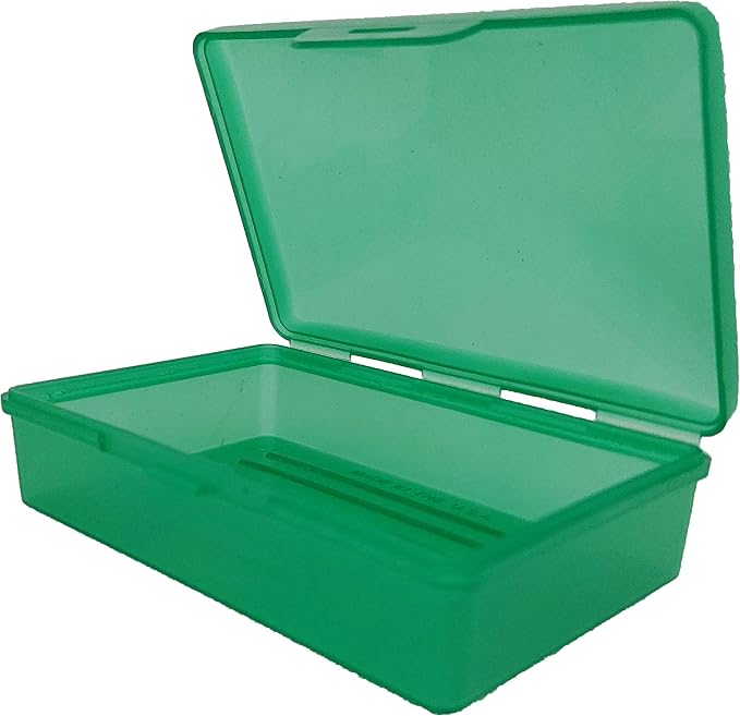 Green Toothbrush Covers & Soap Box Set - Matching Colors - Tooth Brush Cover Cap, Soap Dish Travel, Soap Dish Holder Travel - Plastic Portable Set with Cover - Image 3