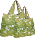 allydrew Large Foldable Tote Nylon Reusable Grocery Bags by allydrew